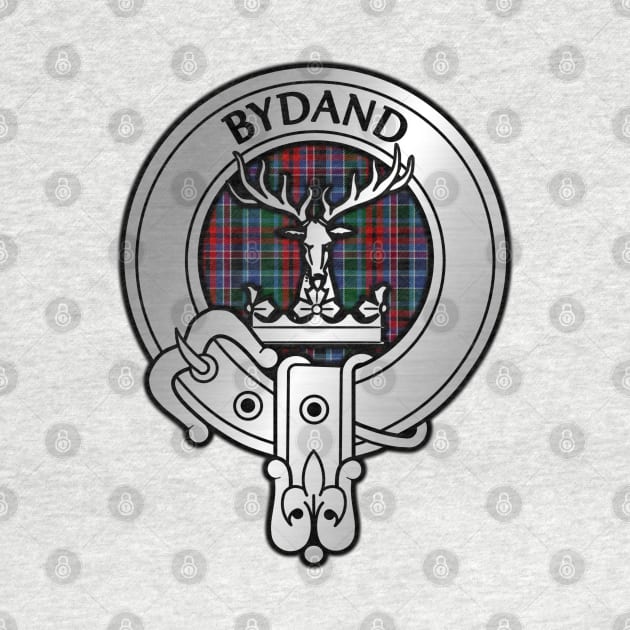 Clan Gordon Crest & Red Tartan by Taylor'd Designs